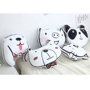 Thú Bông Trang Trí Hai Mặt Họa Tiết Vẽ Tay