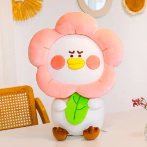 Gấu Bông Vịt Đeo Hoa