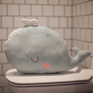 Alternative view of Gấu Bông Voi Dẹt Màu Xanh Cute 30cm