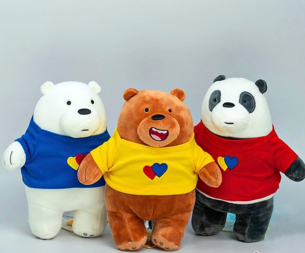 Thú nhồi bông 3 chú gấu đáng yêu uy tín và chất lượng tại Diabrand
