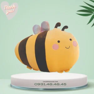 Gấu Bông Ong Dẹt Màu Vàng