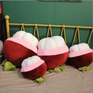 Alternative view of Gấu Bông Trái Măng Cụt Siêu Đáng Yêu Cho Bé