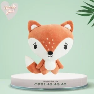 Gấu Bông Cáo HM Size Mini Siêu Xinh Cho Bé Chất Liệu An Toàn Tuyệt Đối-Gấu Bông Ú