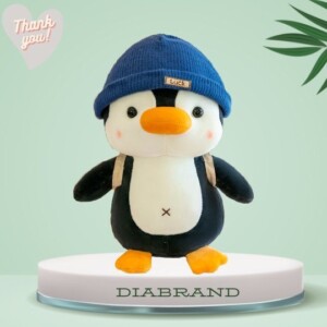 Chim Cánh Cụt Đội Nón 25cm Siêu Xinh Mềm Mại Cho Bé